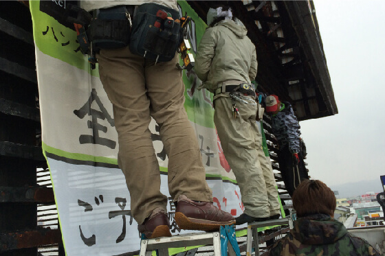 懸垂幕ターポリン